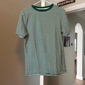 Striped Club Crew Neck Men Shirts all Small
